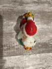 Avon Exchanging Gifts Candle Santa   Mrs  Claus Christmas Double Wick Vintage