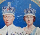 Vintage King George Vi And Queen Elizabeth 1937 Coronation Commemorative Tin