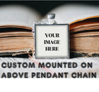 Unusual Gift Mermaid Sunset  Large Pendant On 925 Silver 20  Necklace Women Men