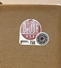 Dejur Model   750 8mm Film Movie Projector W case Vintage Original