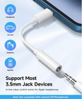 Apple Mfi Lightning To 3 5mm Headphone Adapter     3 Pack