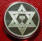 Happy Hanukkah-festival Of Lights Round 1 Troy Oz 999 Fine Silver W capsule