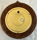 Vintage Wooden Barometer Porcelain Face Weather Station West Germany