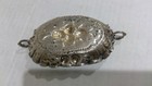 Antique German 800 Silver Repousse Small Trinket Or Salt Dish