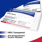 Medicare Card Holder Protector Sleeves Clear Pvc For Credit Card Business Card