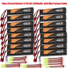 11 1v 2000mah 1200mah 1400mah 3s Airsoft Battery Lipo   Mini Tamiya Connector Us