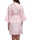 Womens Satin Robe For Bridal Party Short Silky Bride Bridesmaids Kimono Bath    