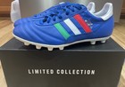 Adidas Copa Mundial Italy Blue Leather Fg Soccer Cleats Ig6280 - 8 5