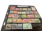 Lot Of 30 Vintage Used Chile Stamps  1947   With Postmarks   Black Marks