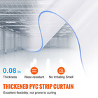 Strip Curtain Pvc Door Curtain 48  X 96  Cooler Freezer Clear Plastic
