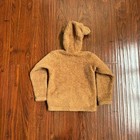 Patagonia Furry Friends Hoody Fleece Jacket Baby 5t Brown Fuzzy Full Zip