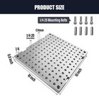 Bzbmgmo 10x10x0 8  Mic 6 Aluminum Fixture   Sacrificial Plate  Mini Pallet