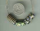 African Trade Beads Vintage Antique Venetian Old Glass Beads Mixed Fancy
