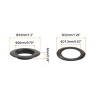 20 Set Grommets Eyelets Kit 20mm Copper With Washers For Clothes Leather Black