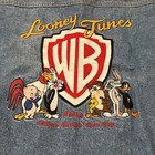 Rare Find Vintage 90s Looney Tunes Denim Jacket Size Xl