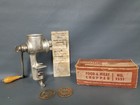 Vtg Universal Clamping Food   Meat Chopper   1551 W  Box   3 Blades