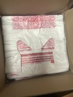 100 Bags Thank You Plastic Grocery Store Shopping Carry Out Bags 