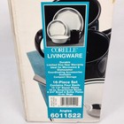 Vtg Corelle Livingware By Corning Angles Pattern 16 Piece Set 1990 6011522 Nos