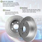 For Chrysler 300 2005 - 2015 Rear Brake Discs Rotors And Ceramic Pads 320mm