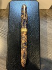 Omas Ogiva 222 Limited Edition Blue Saffron 18k M Fountain Pen With Box