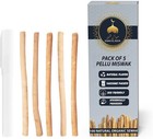  us Seller  - 5 Pack Miswak Sticks With Holder Natural Whitening Fresh Breath