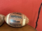 Vintage Footballs Set Of Two Gst   Wilson 