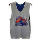 Reversible Basketball Jersey Med Blue Orange White Summer Heatwave Gators Knicks