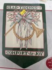 Vintage Needle Treasures Christmas Glad Tidings  Banner Nos