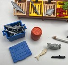 Vintage Playmobil 5342 Victorian Fish Stand - Figure  Lobsters  1996