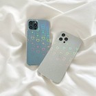 Laser Colorful Love Double   sided Coated Silicone Phone Case