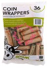36ct Preformed Coin Wrappers Paper Rolls Made In The Usa Ships In A Box Cent-qtr
