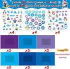 30 Packs Winter Craft Kits For Kids  Holiday Diy Picture Frame Craft Snowflake P