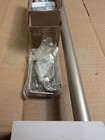 Curtain Rod 5 8  Single Drapery Rod For Windows Diamond Pattern 28-48  Nickel 