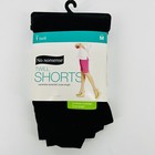 Boyfriend Cut Stretch No Show Women s Shorts No Nonsense Soft Twill Black Medium