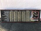 Vintage Bud Light  Light Up  Menu Board  With Clock beer Sign