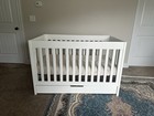 4 In 1 Convertible Baby Crib And Mattress Included  great Condition 