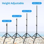2 Pack Adjustable 7ft Aluminum Photography Light Stand  Portable Light Tripod   