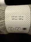 Buttercream Luxe Craft Roving Bulky Wool Yarn Light Grey Lot Of 4