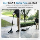 Heavy Duty Manhole Cover Hook With Wheels multipurpose Lifting And Pulling