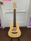 Luna Safari Bamboo Acoustic Travel 3 4 Size Guitar New W  Gig Bag