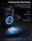 Moukey Mts12-1 12   Woofer Dj Lights Portable Bluetooth Karaoke Machine