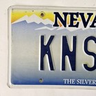 Nevada Vanity License Plate     free         Knshn   The Silver State Personalized Tag