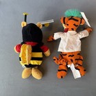 The Disney Store Tigger Mini Bean Bag Plush Mad Scientist Beanie 9  Winnie Pooh 
