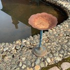 Antique Cast Iron Bird Bath