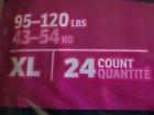 New Pack Of 24 Goodnites Girl Night Time Underwear Xl 95-120 Lbs 14 16 Bed Wet