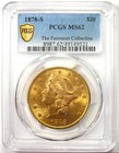 1878-s Liberty Gold Double Eagle  20 Coin - Pcgs Ms62  bu Unc  -  6 250 Value