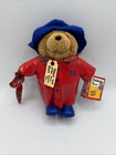 Vtg Paddington Bear Plush Standing Umbrella Hat Coat Boots Wellies Toy 2004