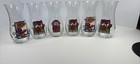 Vintage 1996 Atlanta Olympic Red Lobster Hurricane Glasses Set Of 6 Lobster