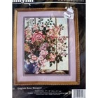 New Janlynn Needle Point  06-16 English Rose Bouquet Pretty Flowers Needlepoint