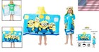 Minions The Rise Of Gru Hooded Towel - Super Absorbent  100  Cotton  24 x50 